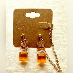 Honey jar cuff earrings